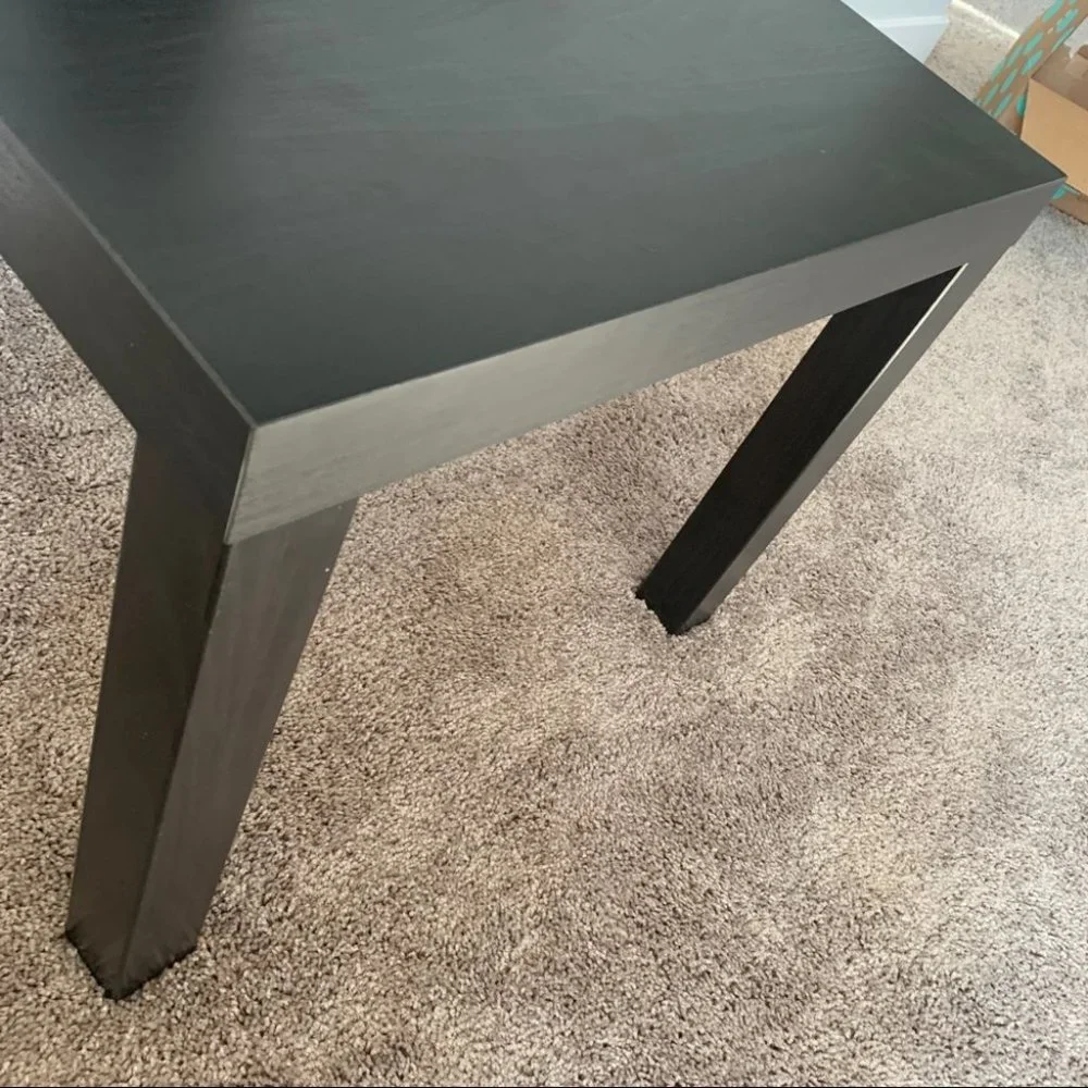 IKEA Home Living Room Decor Lack Side Table, Black